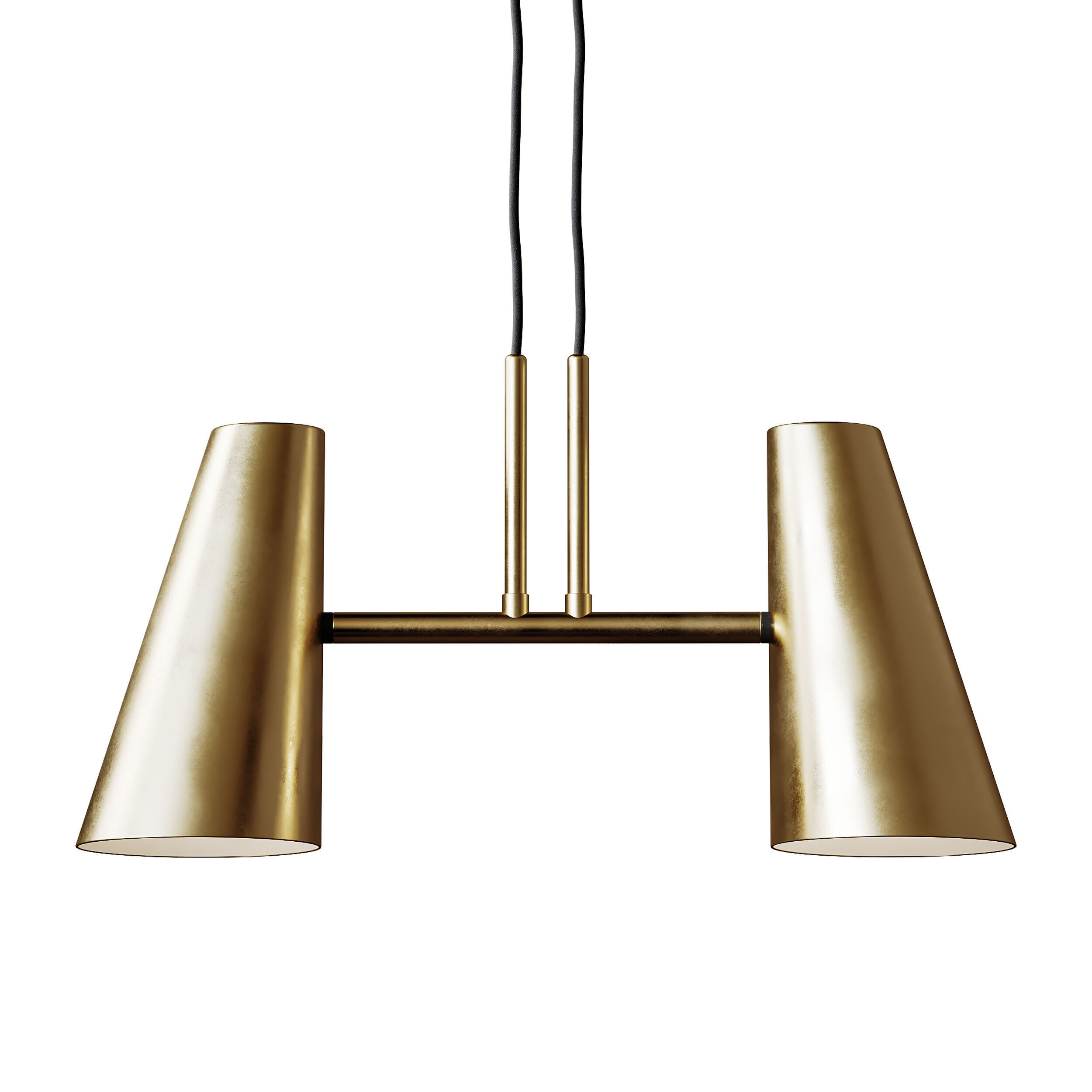 Cono pendant lamp 2 shades 3D model_5