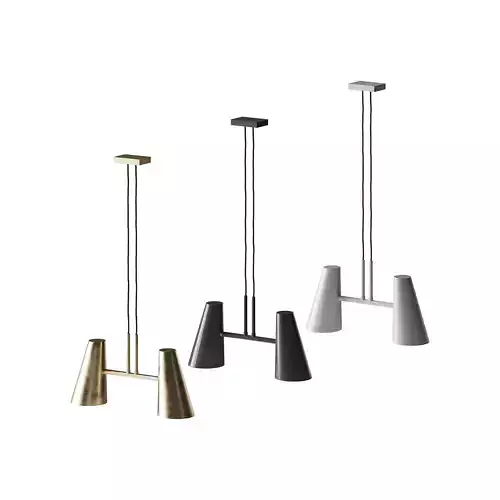 Cono pendant lamp 2 shades