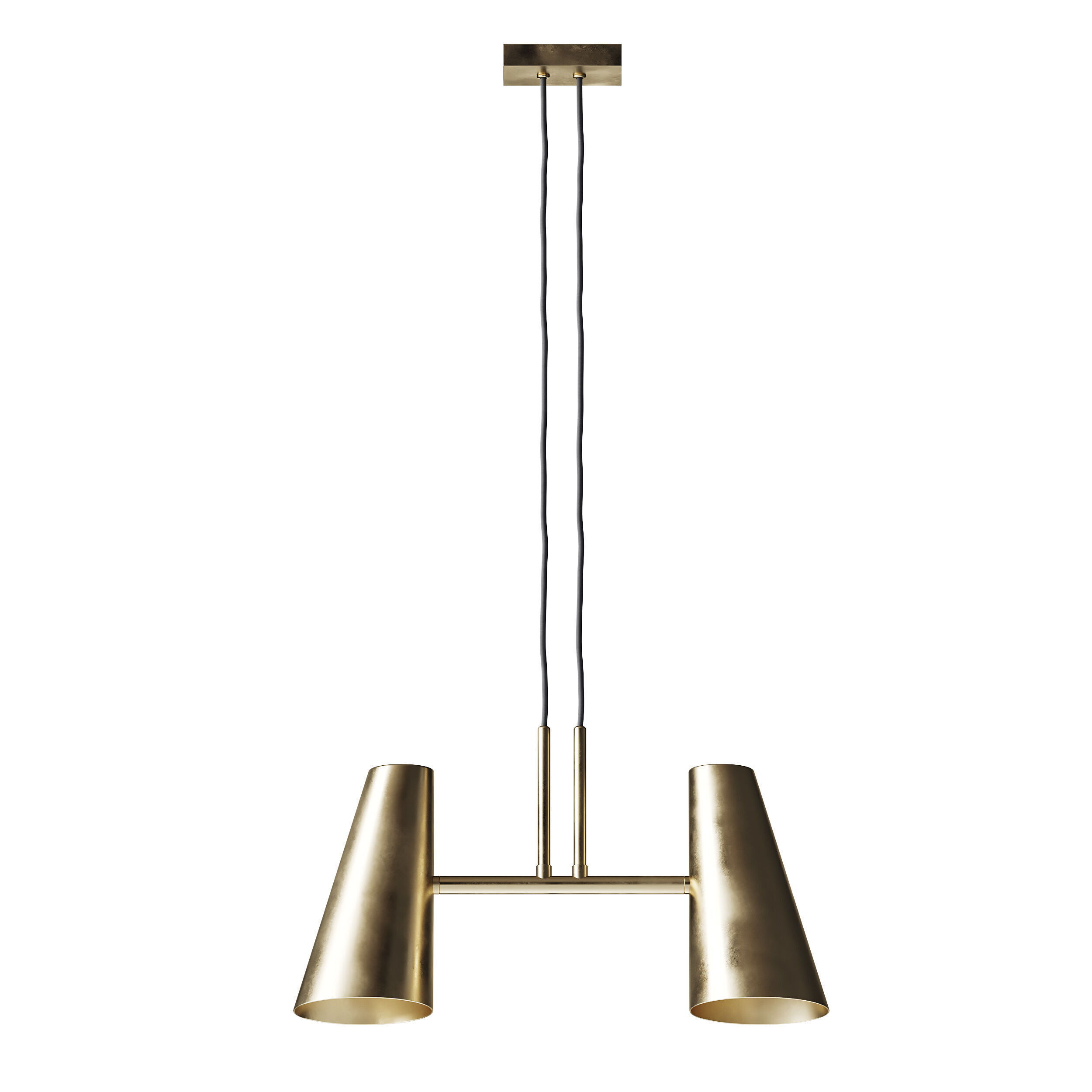 Cono pendant lamp 2 shades 3D model_12