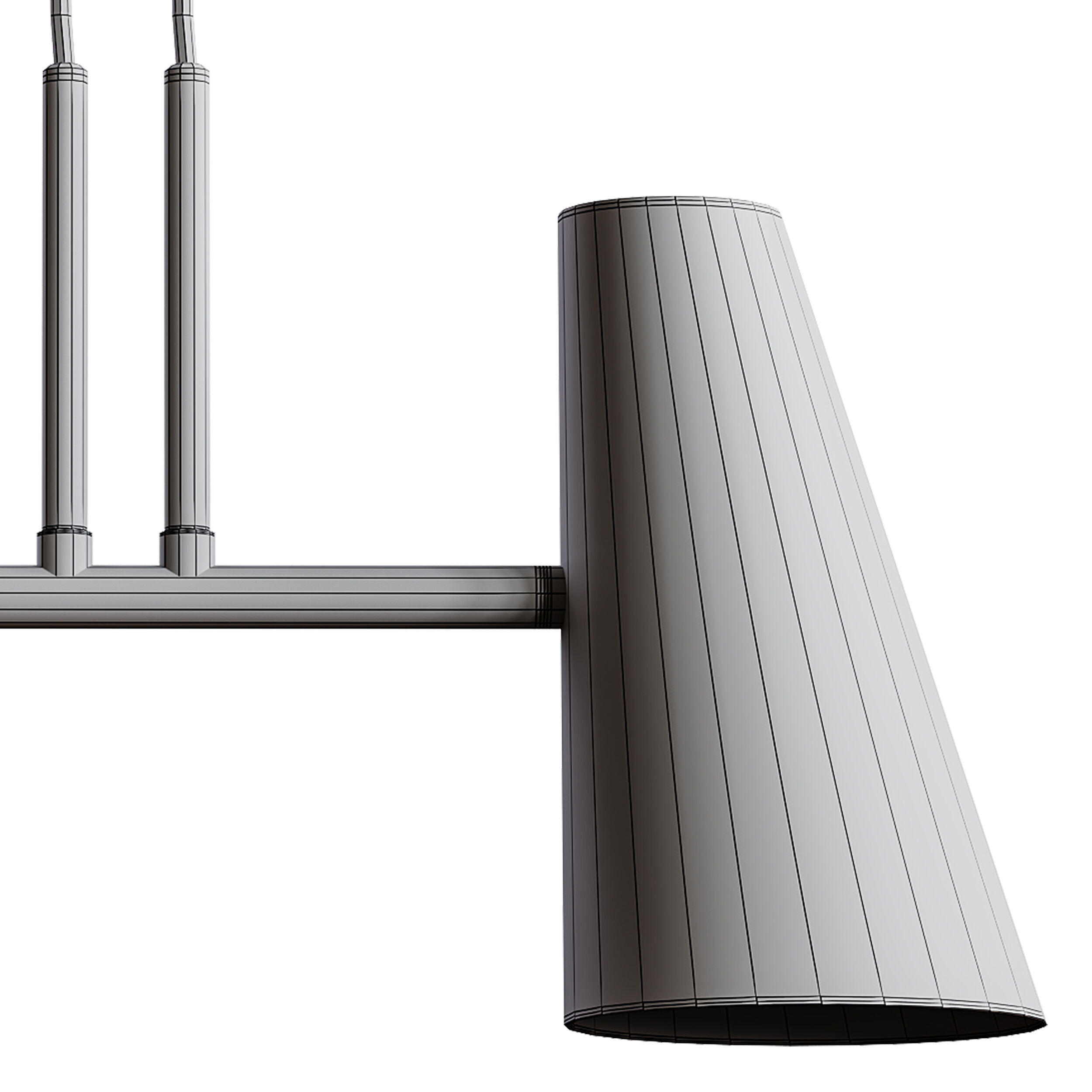 Cono pendant lamp 2 shades 3D model_14