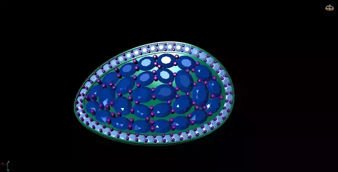 Elegant Oval Diamond Ring