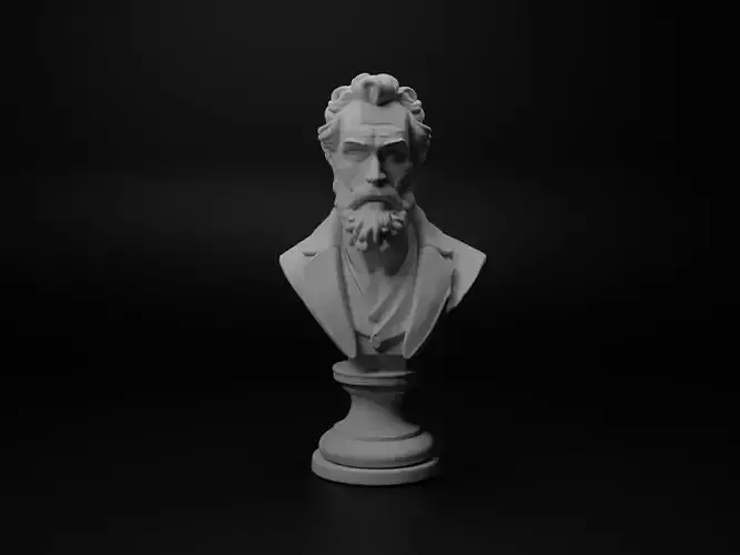 Poet Bust Chess