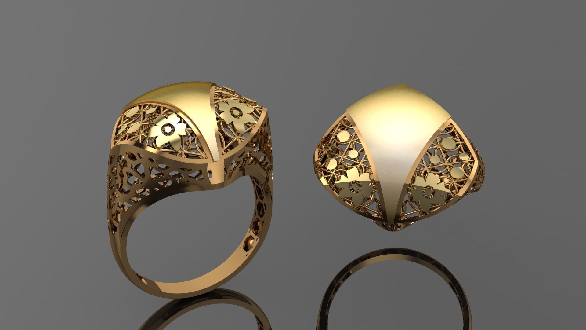 49 new light weight rings stl 3D print model_17