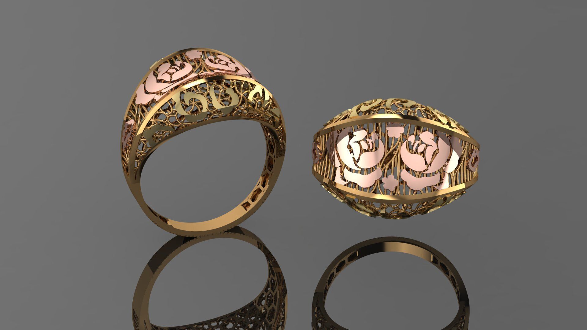 49 new light weight rings stl 3D print model_47
