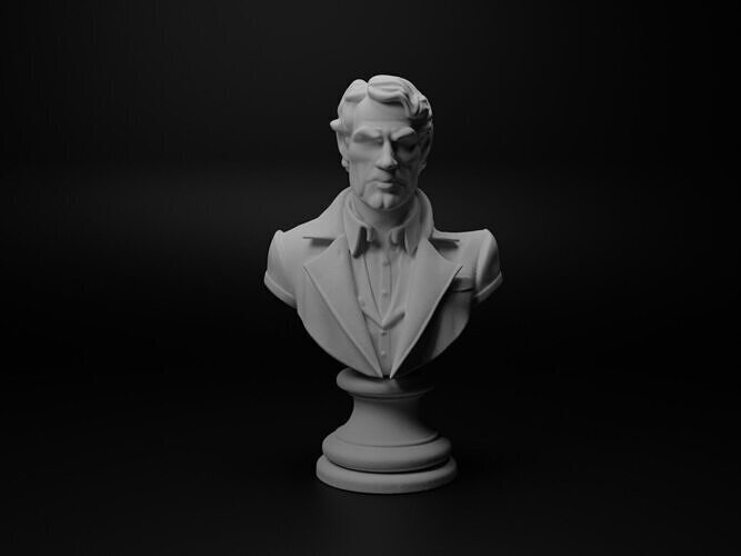 Rebel Bust Chess 3D print model
