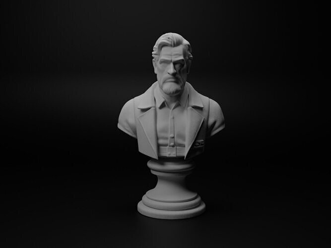 Rebel Bust Chess 3D print model