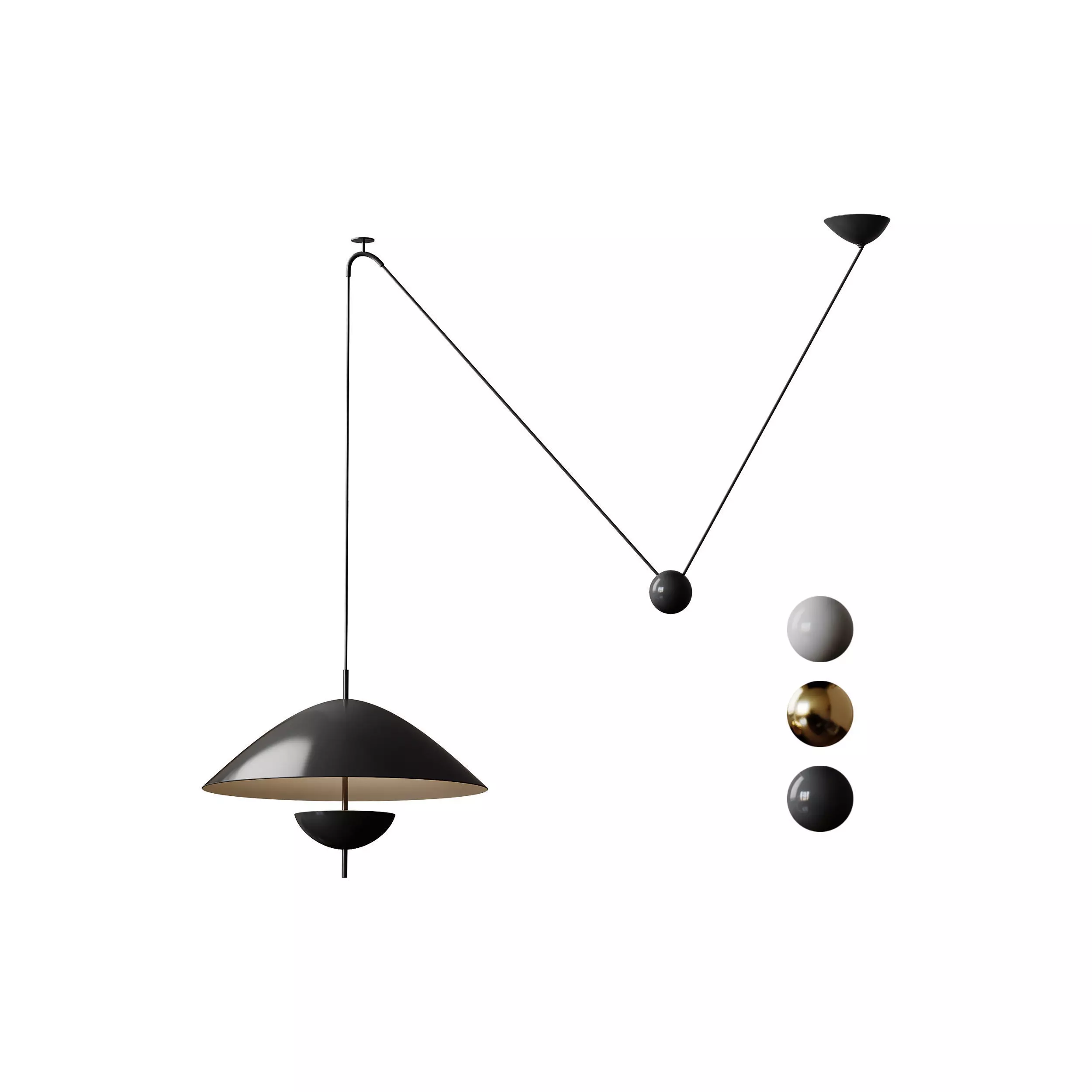 Lod pendant lamp 3D model
