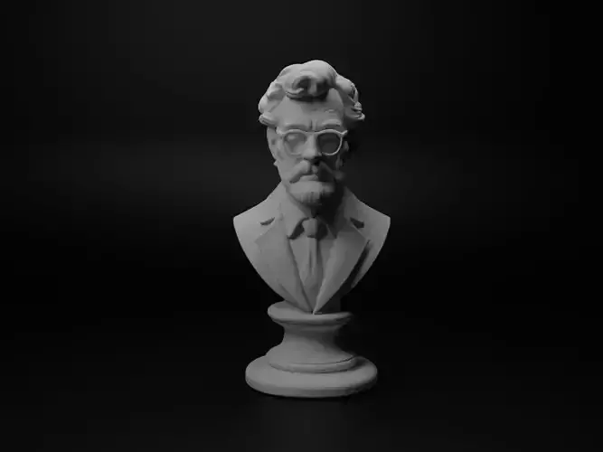 Scientist Bust Chess