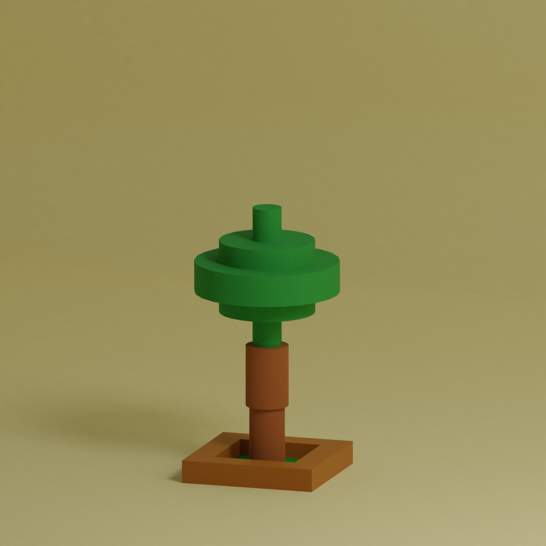 Low Poly Collection - 25 trees pack 9 Low-poly 3D model_7
