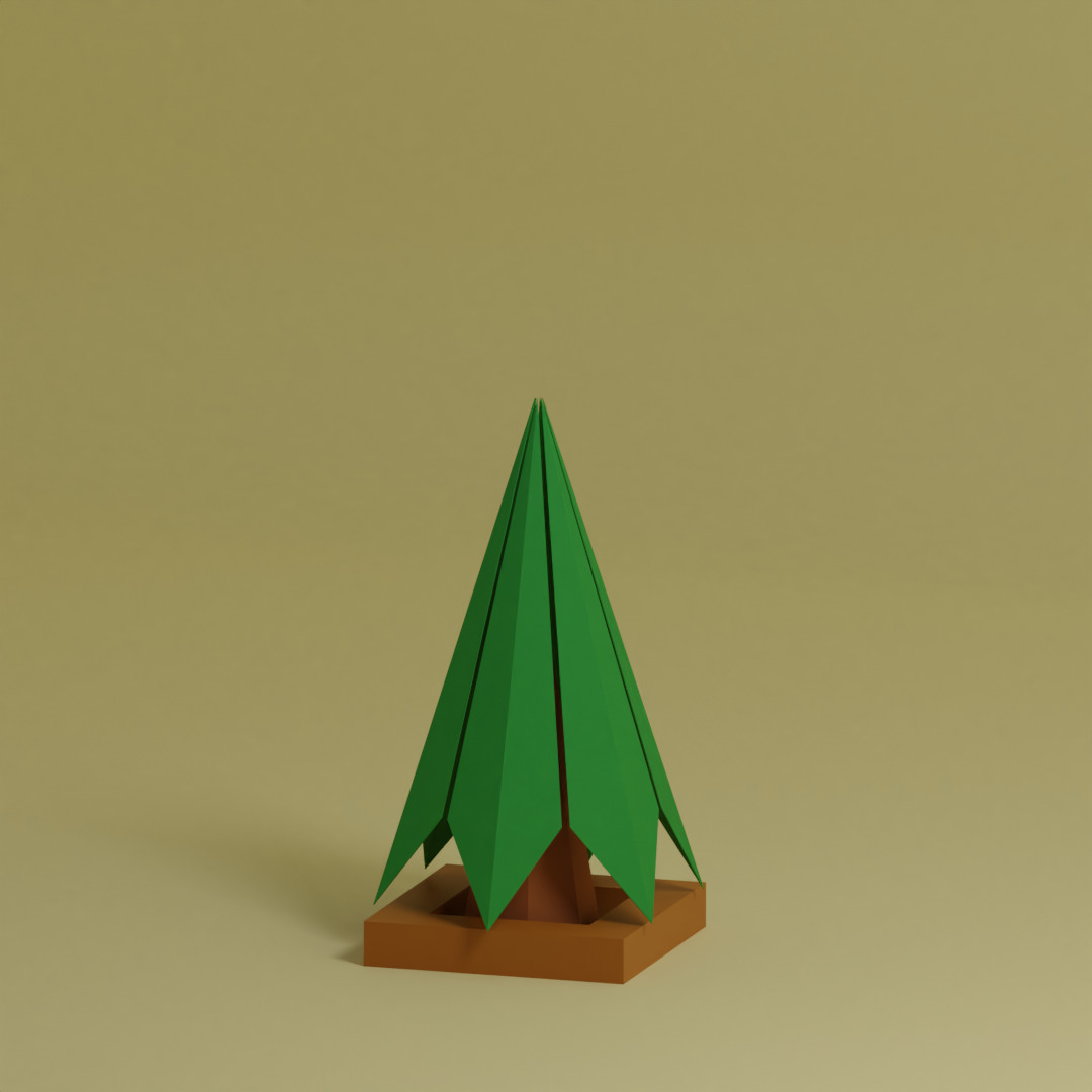 Low Poly Collection - 25 trees pack 9 Low-poly 3D model_8
