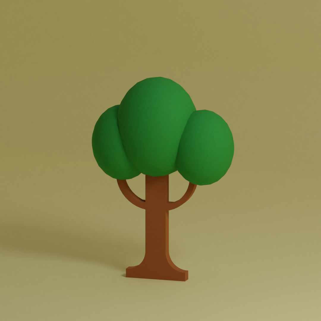 Low Poly Collection - 25 trees pack 9 Low-poly 3D model_18