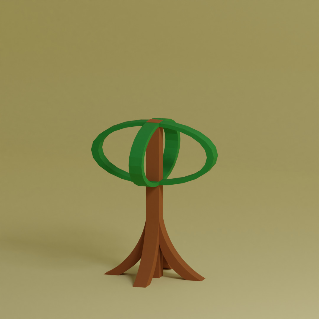 Low Poly Collection - 25 trees pack 9 Low-poly 3D model_13