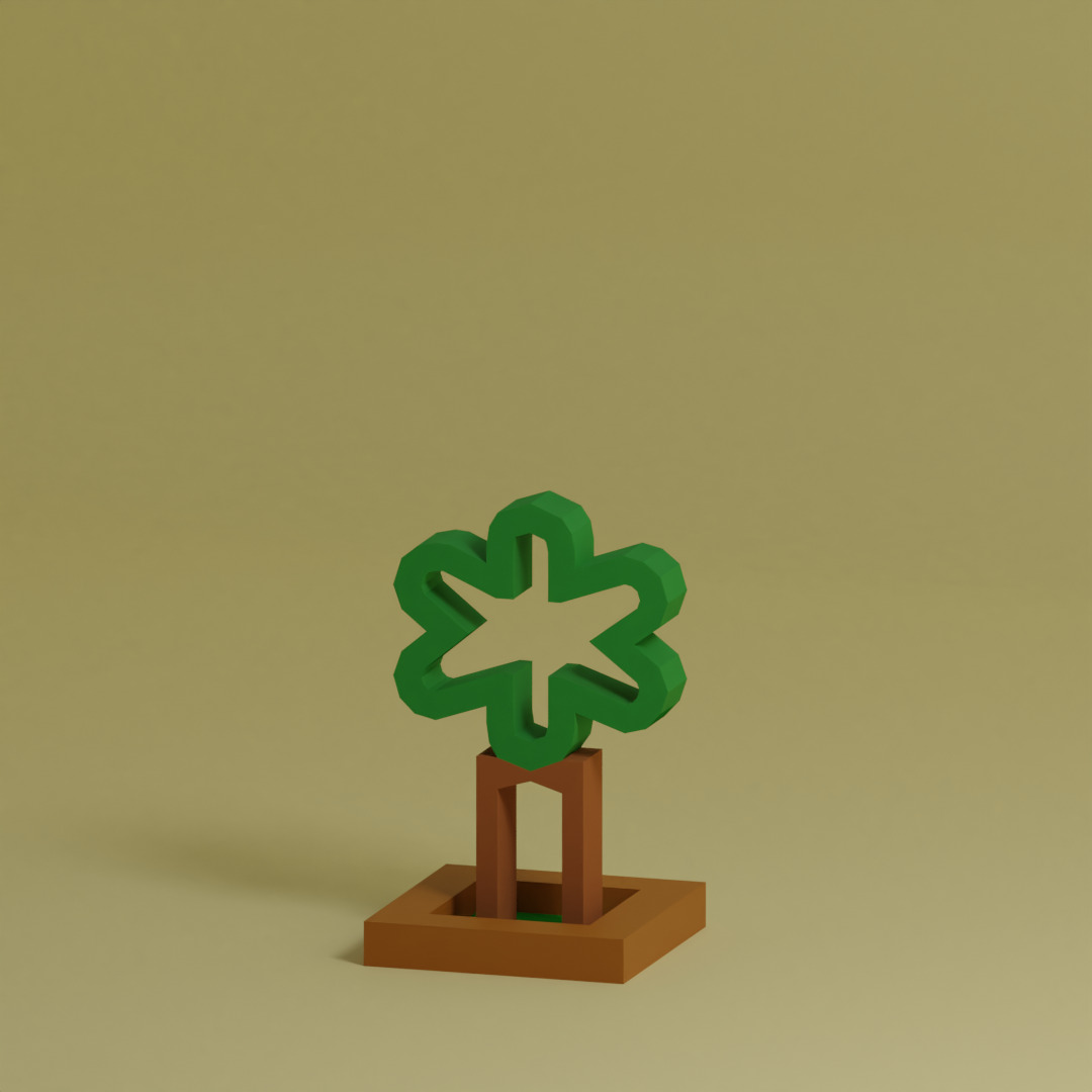 Low Poly Collection - 25 trees pack 9 Low-poly 3D model_17