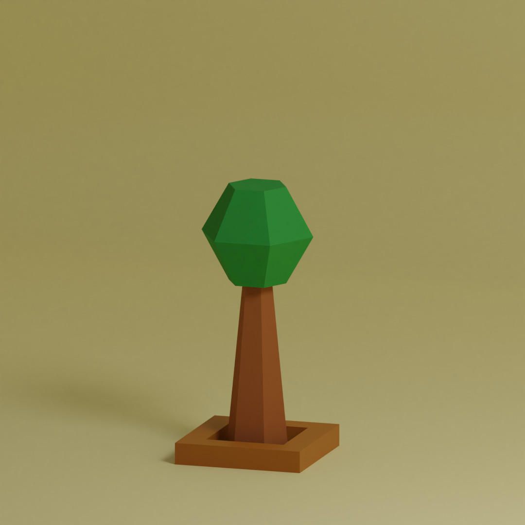 Low Poly Collection - 25 trees pack 9 Low-poly 3D model_28
