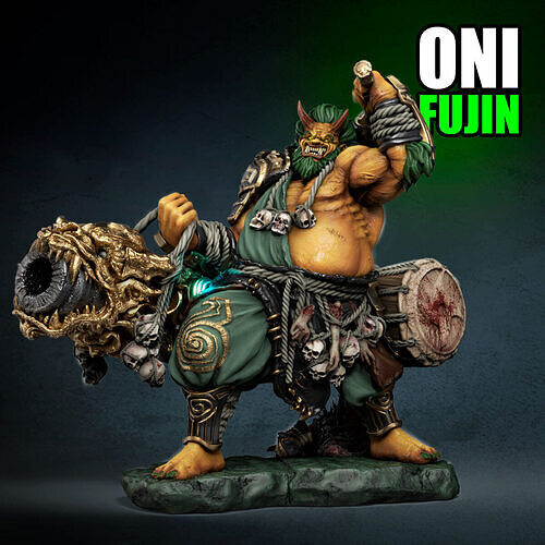 Oni Fujin 3D print model