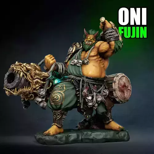 Oni Fujin 3D print model
