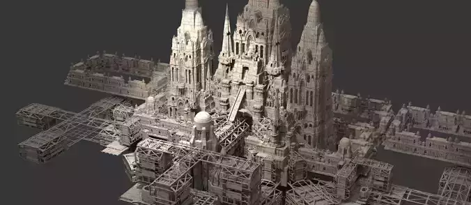 Oasis of Hatshepsut Inspired city