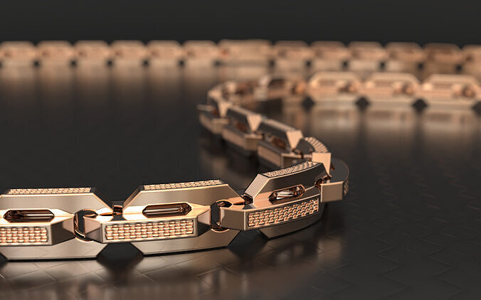 Anchor Chain men 3D print model