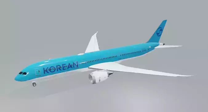 Korean air Boeing 787-9 dreamliner new livery 