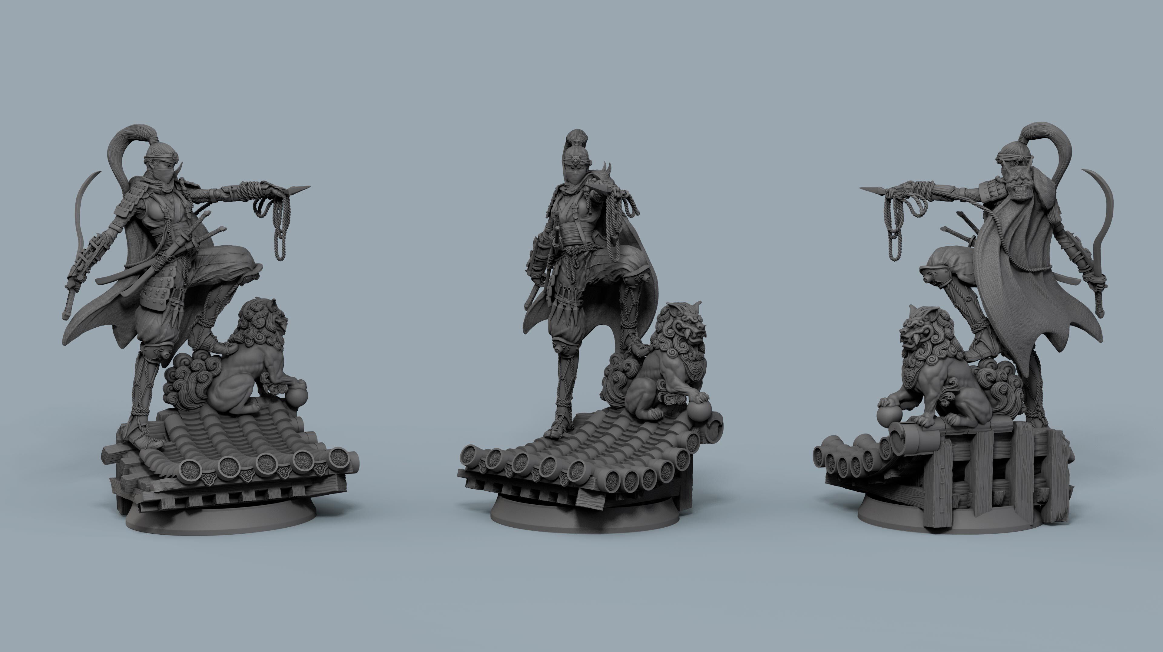 Oni Hunters 3D print model_9