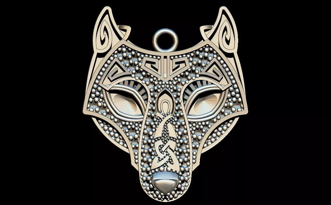WOLF CELTIC 3D print model
