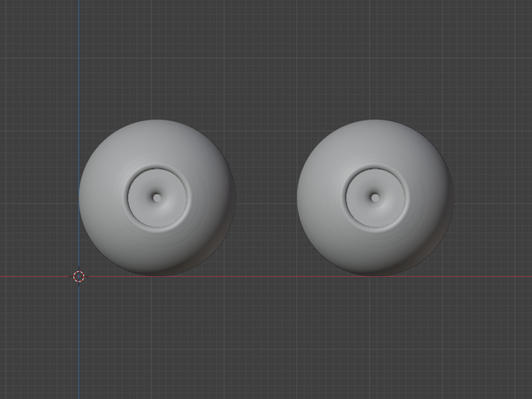 Doll eyes 22mm with 8mm iris 3D Free 3D print model_1