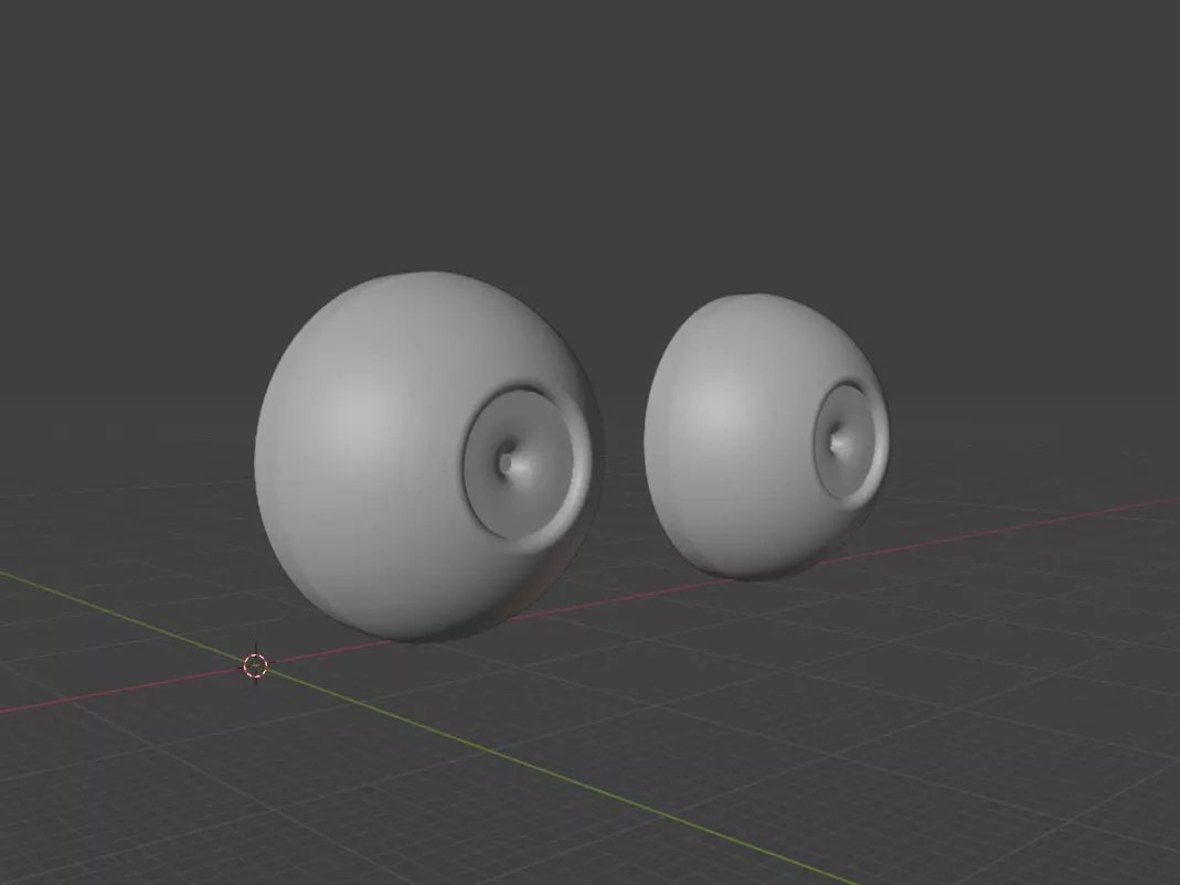 Doll eyes 22mm with 8mm iris 3D Free 3D print model_0