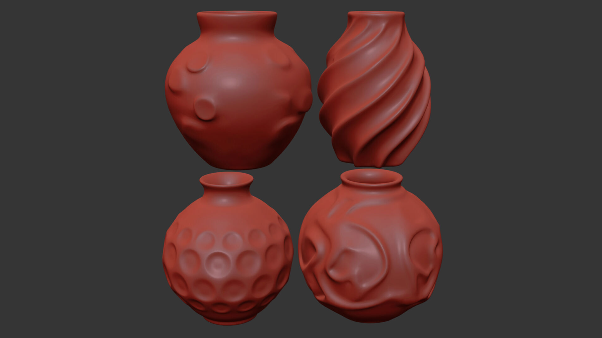 vase set 3D model_3