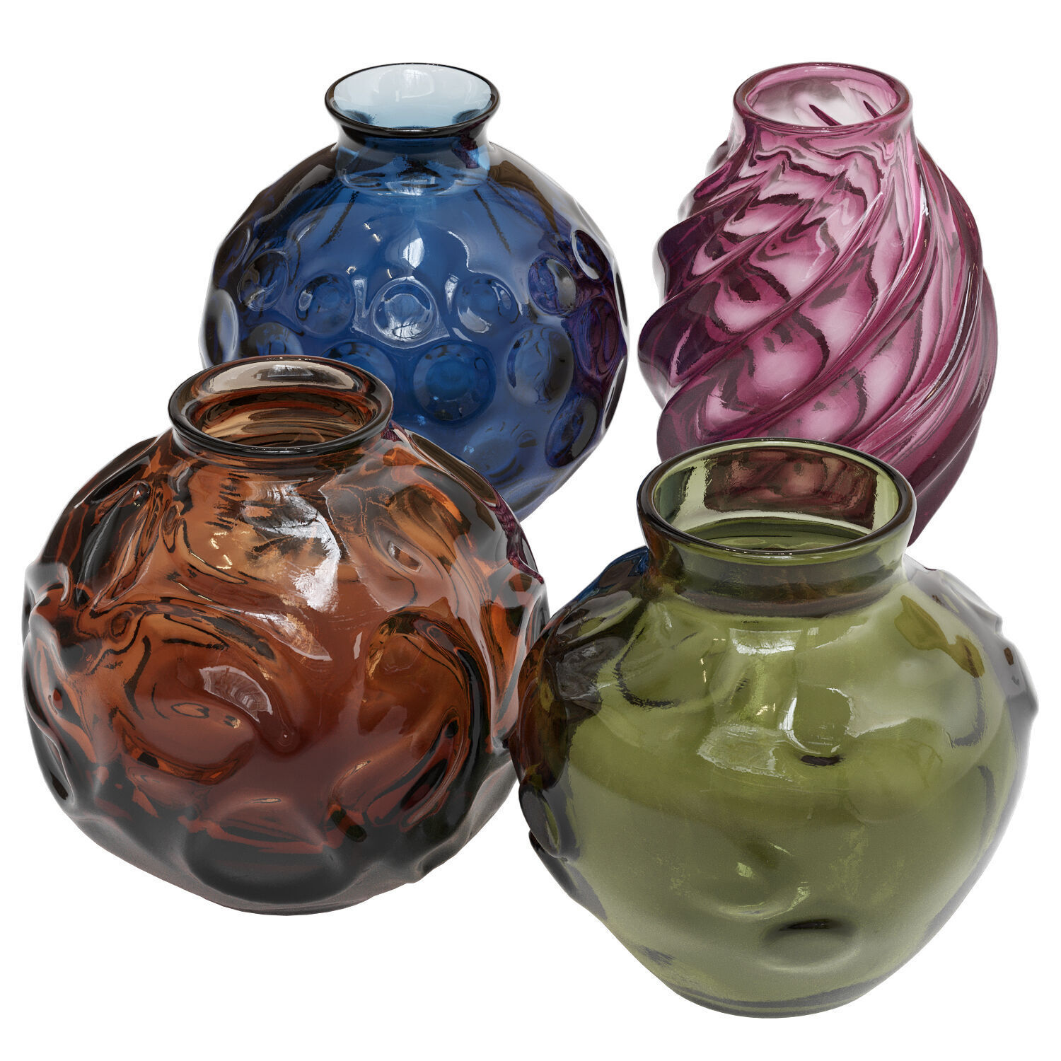 vase set 3D model_1