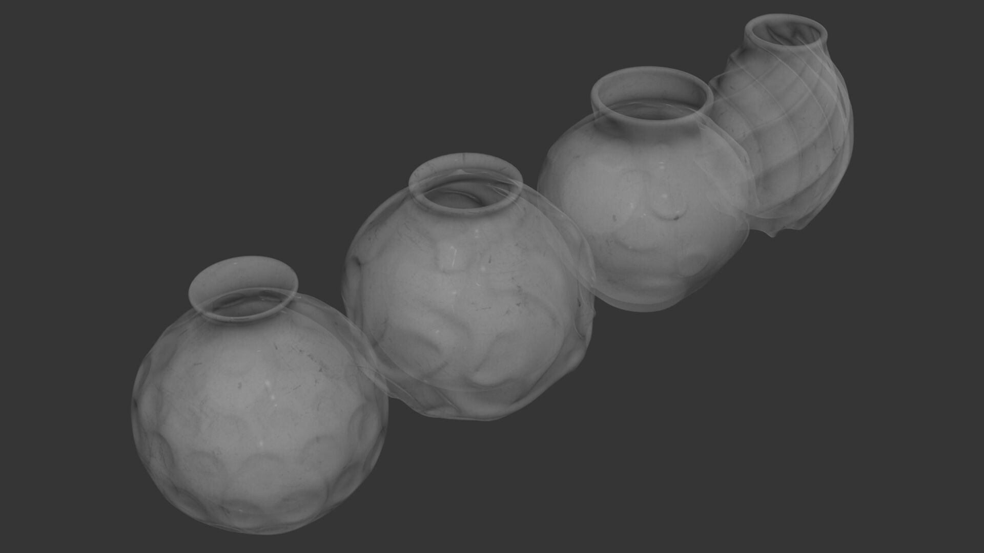 vase set 3D model_2