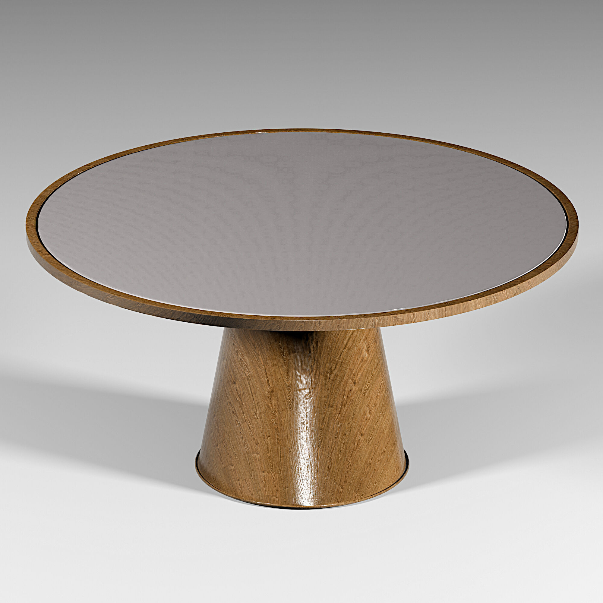 MATERIC Round dining table By Porro 3D model_2