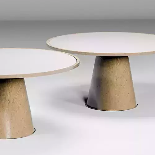 MATERIC Round dining table By Porro