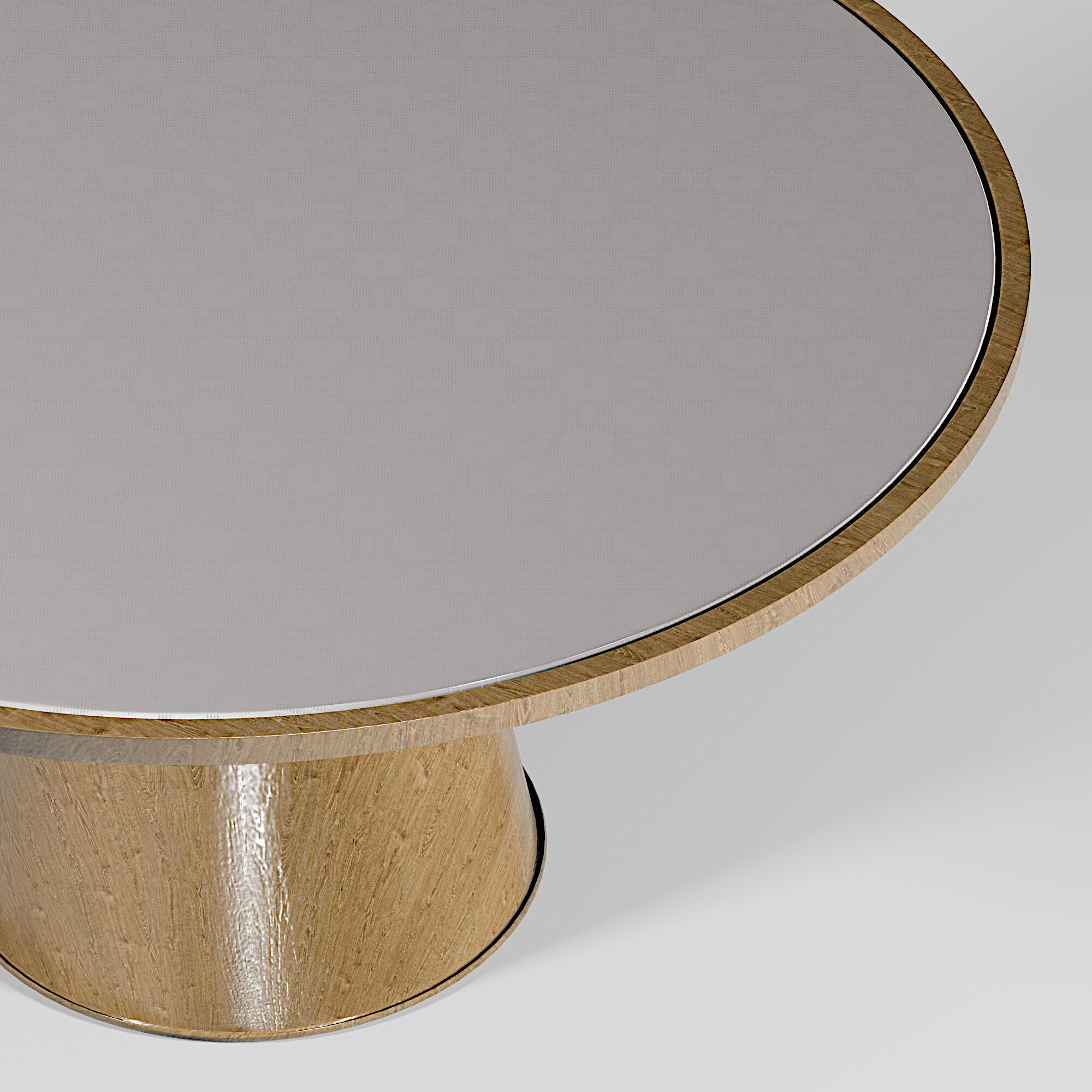 MATERIC Round dining table By Porro 3D model_3