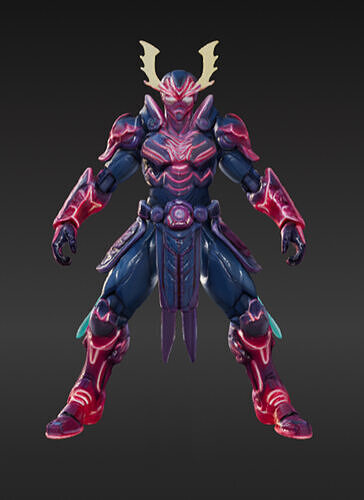 Cyber samurais A 3D model