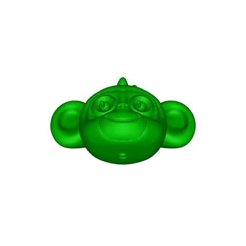 Articulated Monkey 3D Model - Playful and Detailed Design 3D print model_1