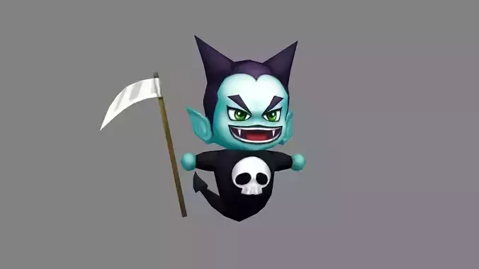 Little Vampire Kid Cartoon