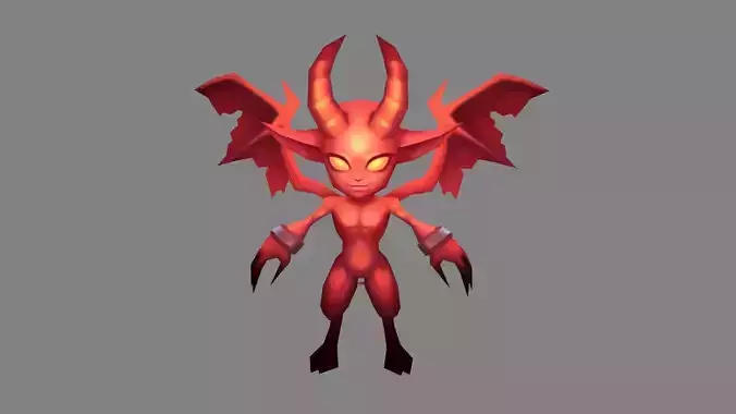 Son of Hell - Cartoon Red Little Devil