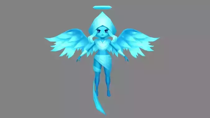 Cartoon Spirit Healer - Resurrection Angel