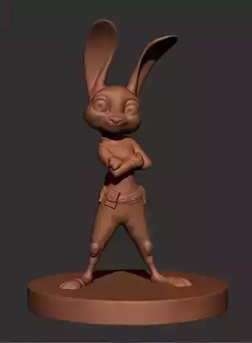 Zotopia Rabbit Judy 3D print model