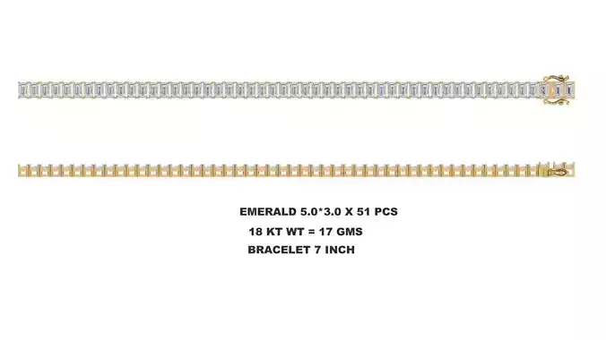 Emerald Tennis Bracelet