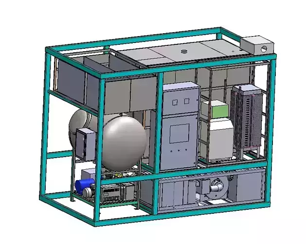 High-Quality 3D Model of Industrial Wastewater Treatment System