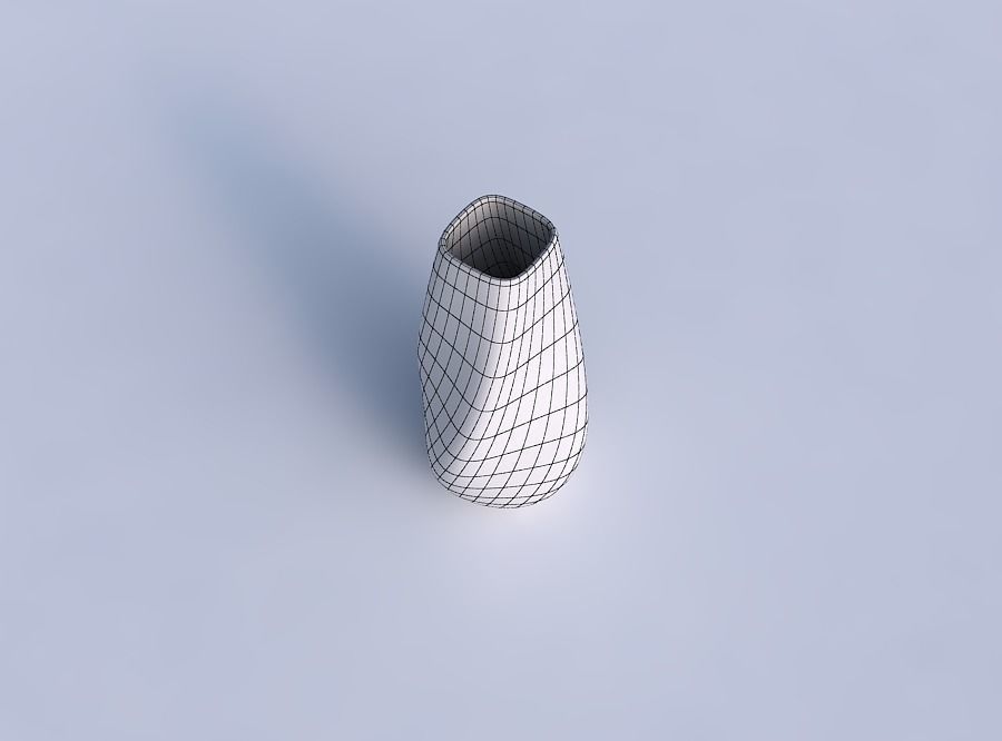 Bottom wide vase helix smooth 3D print model_6