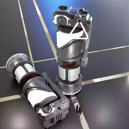 Grenade for game Ready  Low-poly 3D model