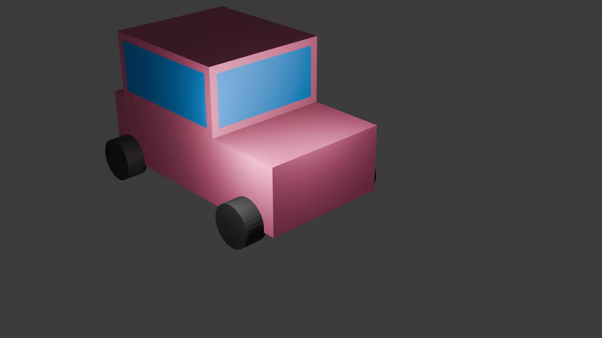 Lowpoly car Low-poly 3D model_0