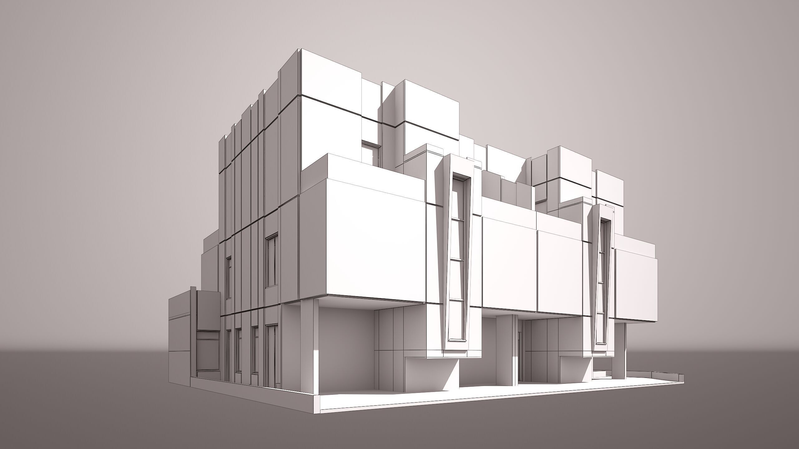 0211 - Twin Villa  3D model_8