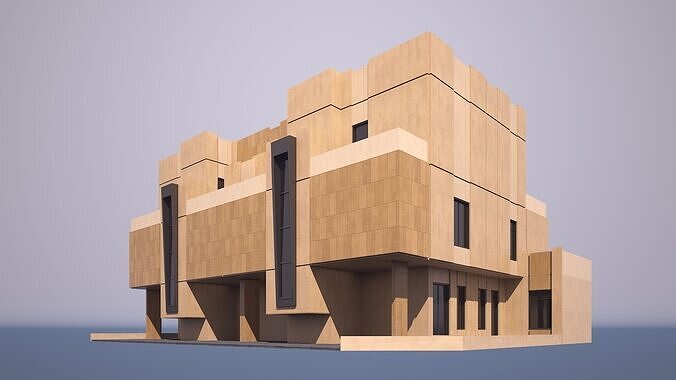 0211 - Twin Villa  3D model