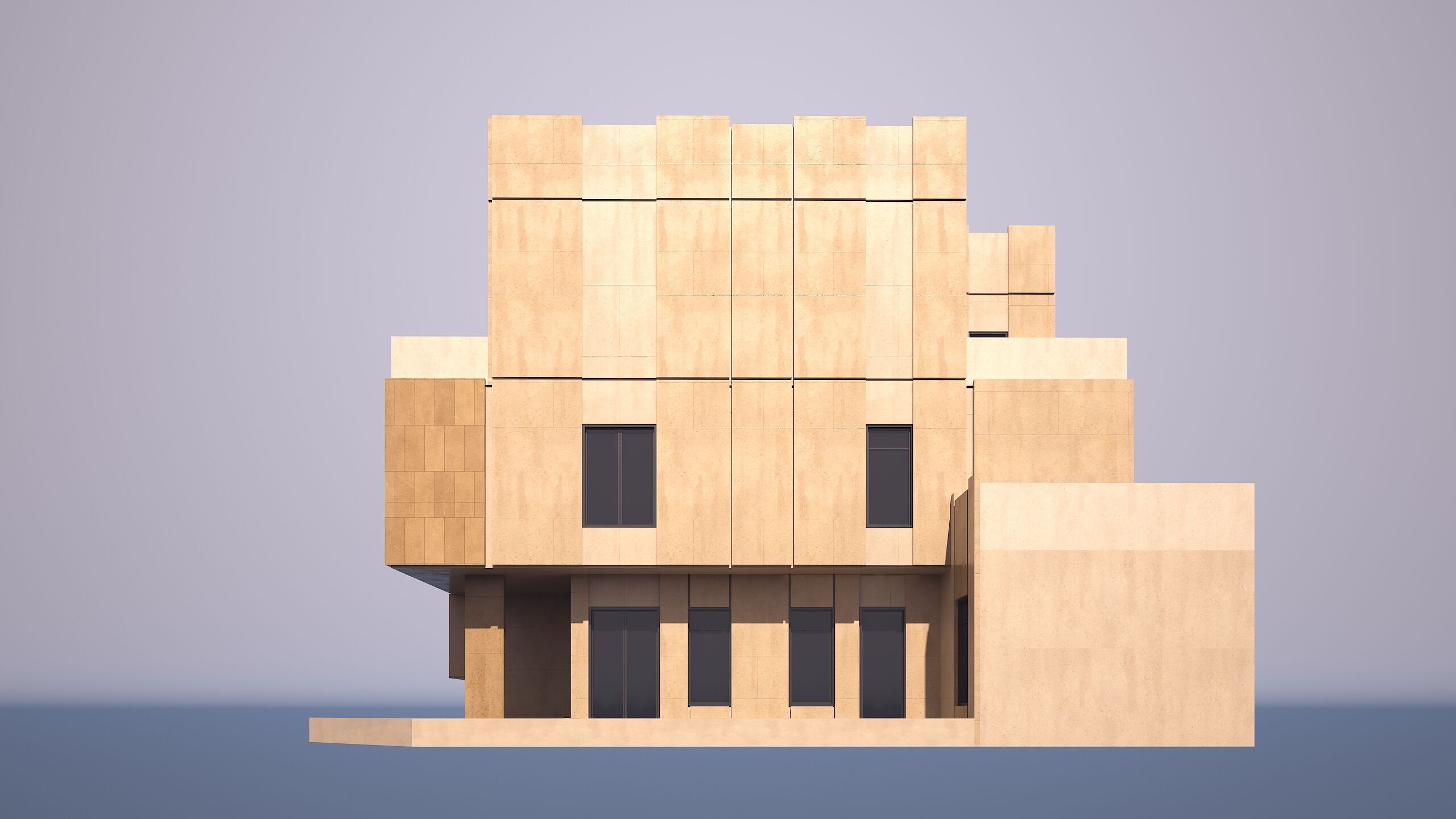 0211 - Twin Villa  3D model_5