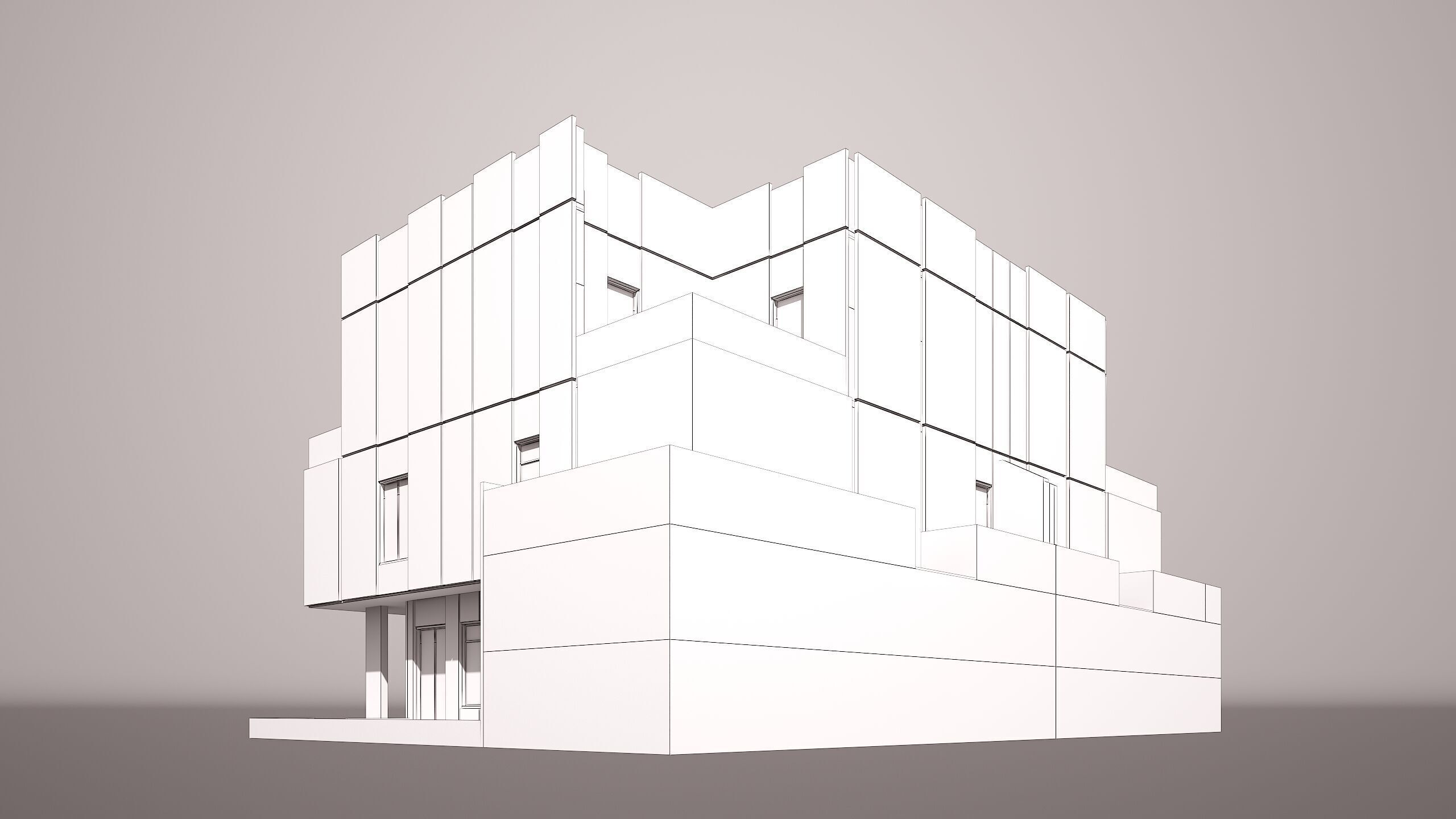 0211 - Twin Villa  3D model_10