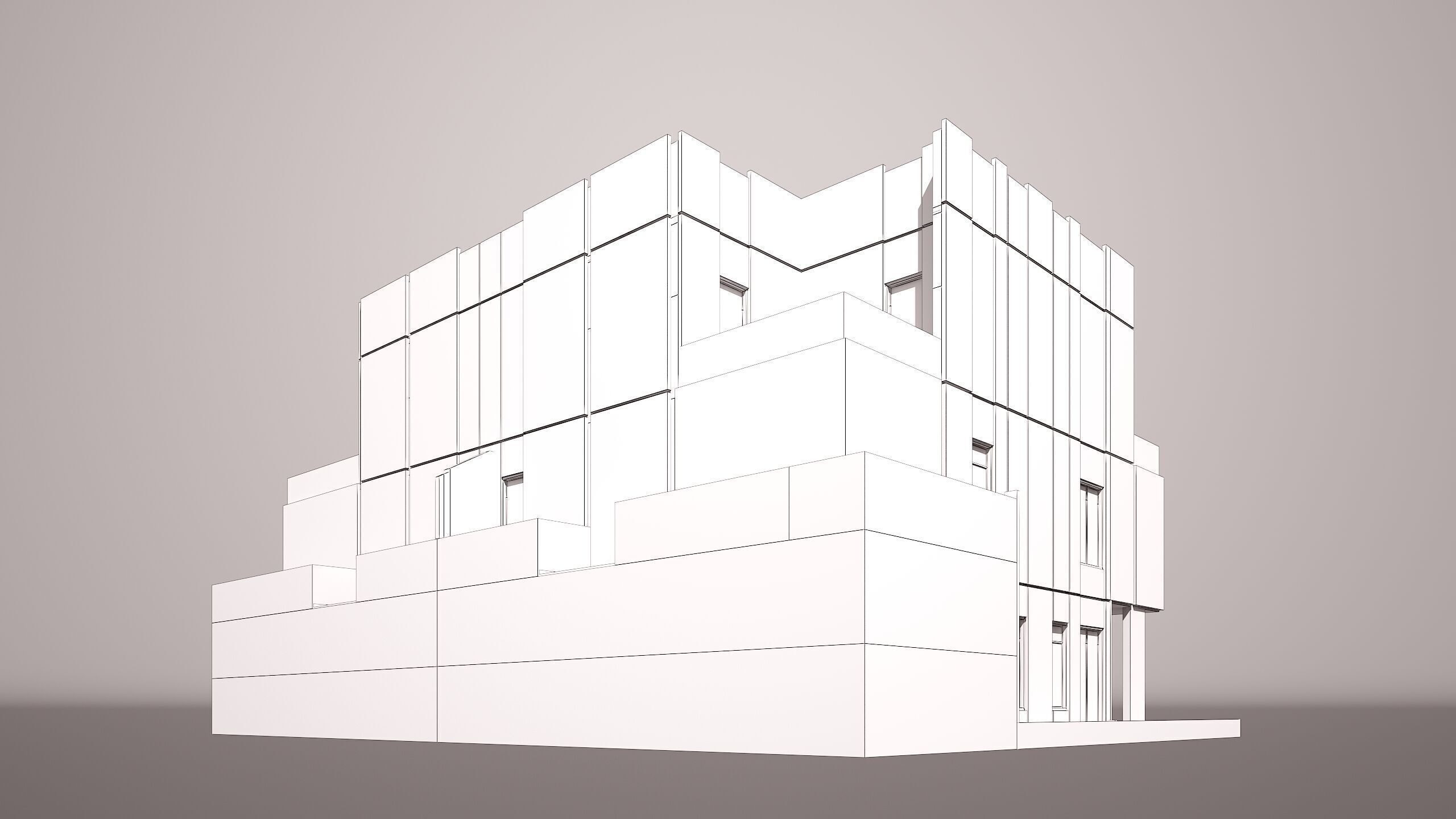 0211 - Twin Villa  3D model_9