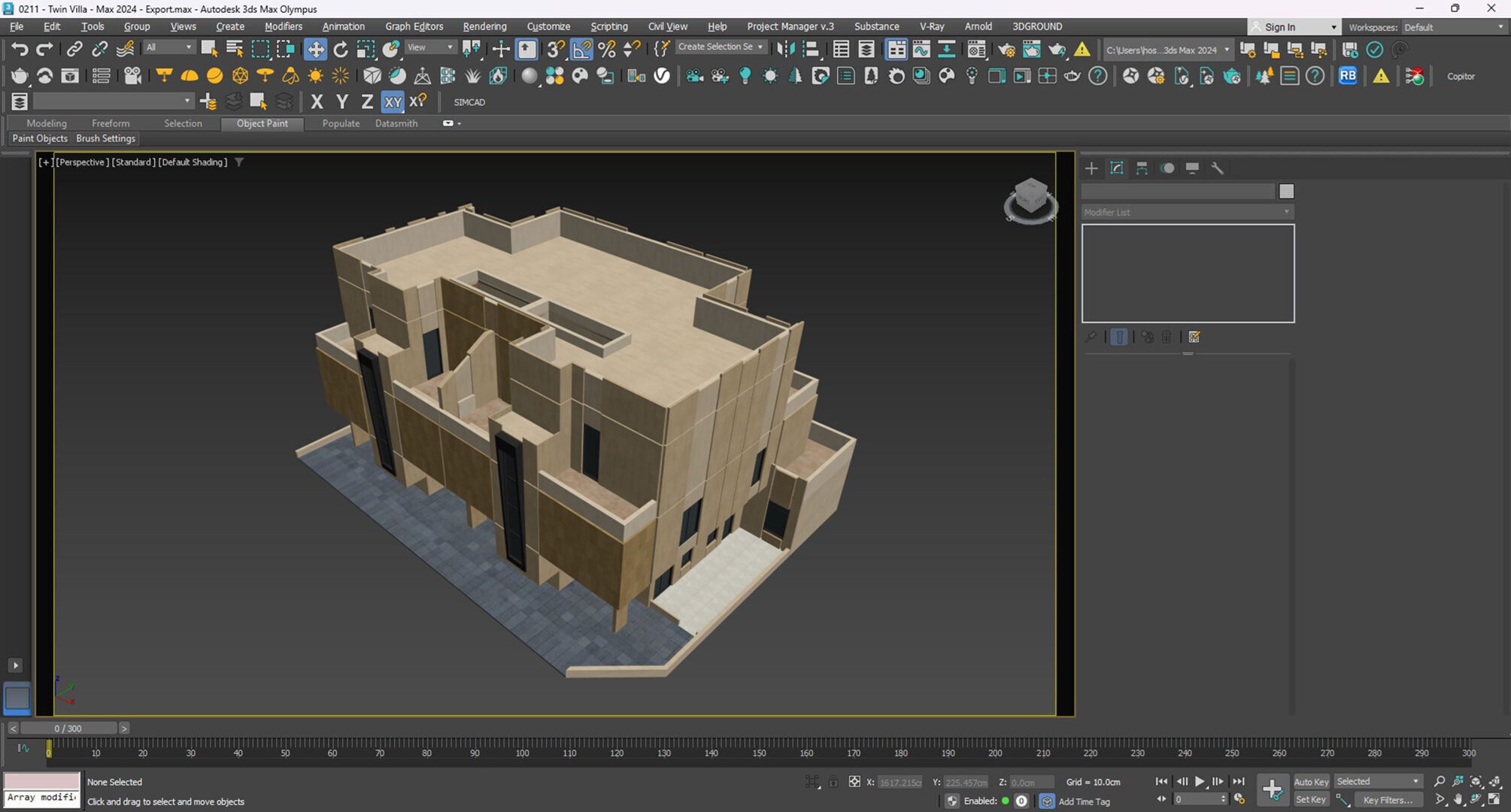 0211 - Twin Villa  3D model_14